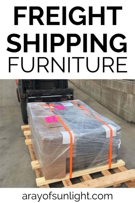 shipping furniture across country rates.